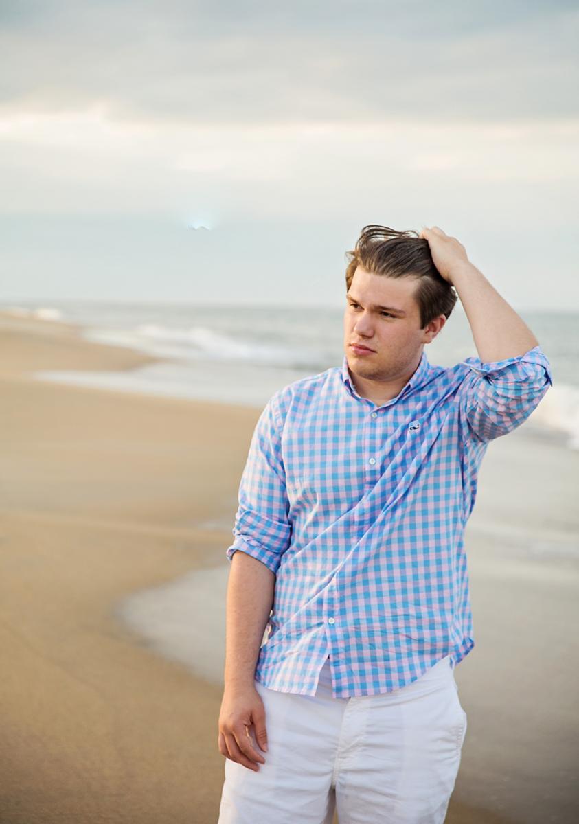 Outer Banks senior high school portrait, Nags Head