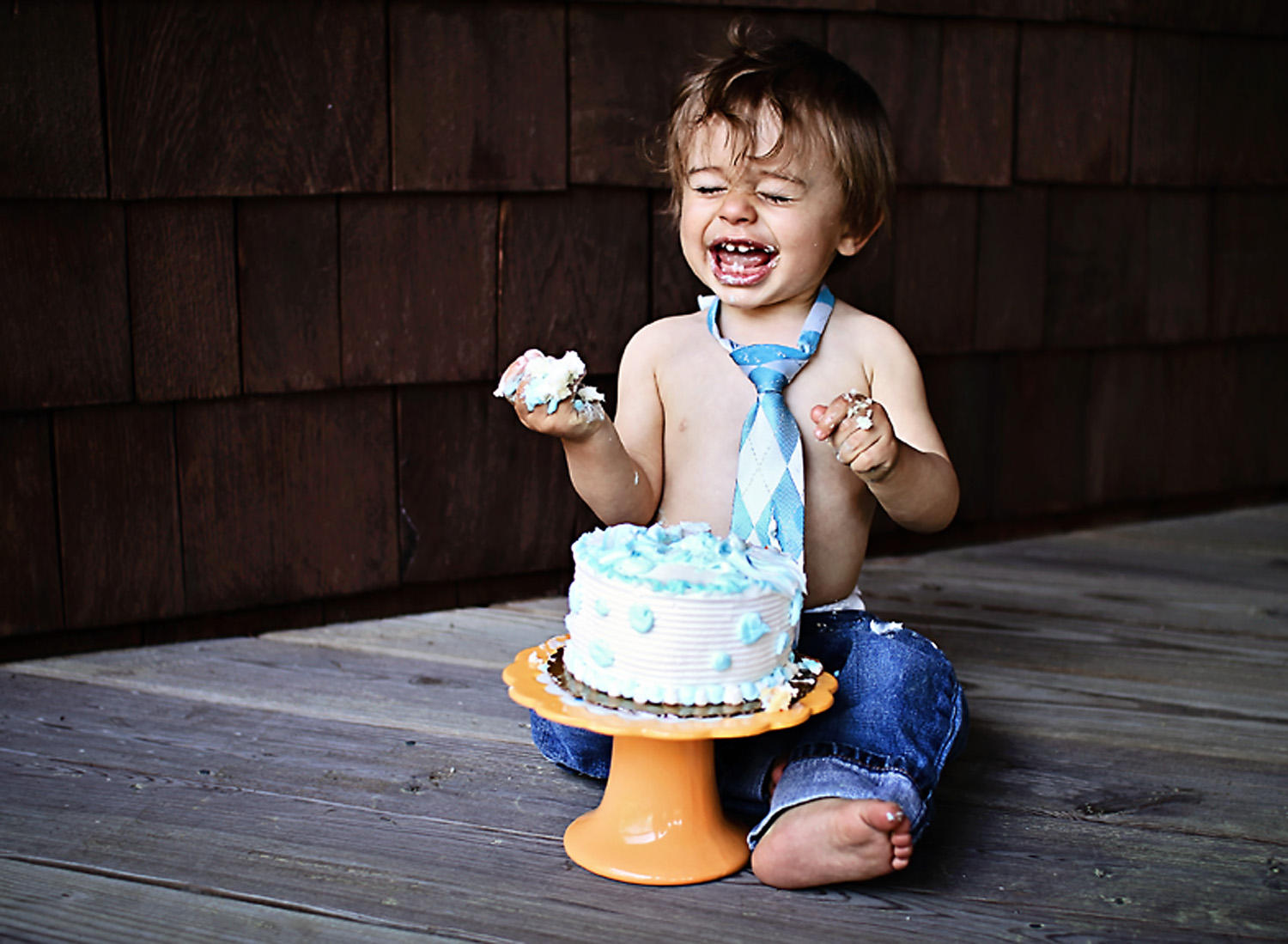 1st birthday smash cake session in Nags Head NC